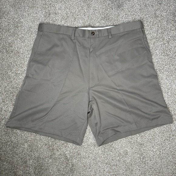 Haggar Other - NWT Haggar Chino Shorts Men's Size 40 High Rise Cotton Blend Flat Front New Tags